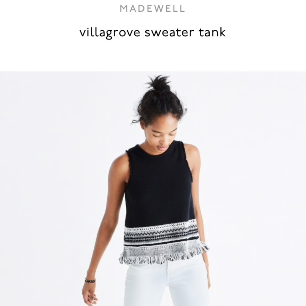 Madewell Villagrove Sweater Tank
